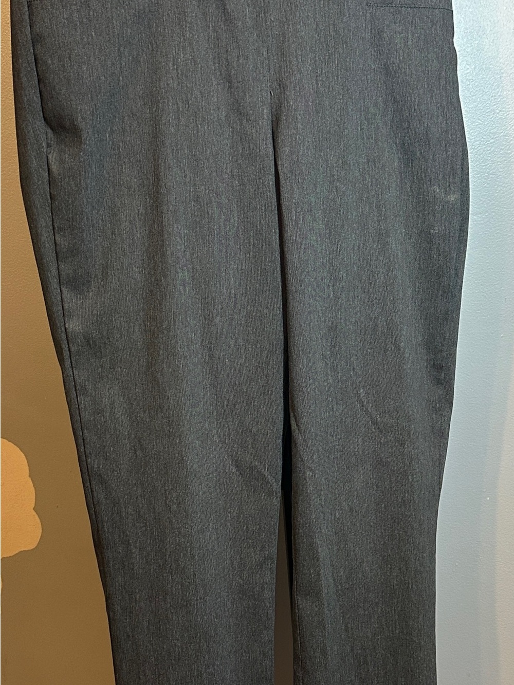 Briggs New York Dark Charcoal Straight-Leg Dress Pants